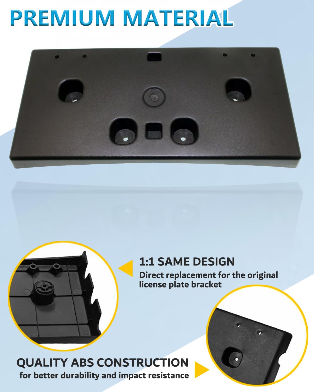 A-Premium Replacement Front License Plate Bracket For Chevy Trax